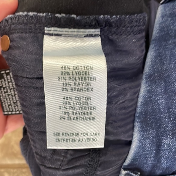 7 for all mankind Women’s B(Air) Authentic Denim Ankle Skinny Sz 34 - Picture 11 of 15